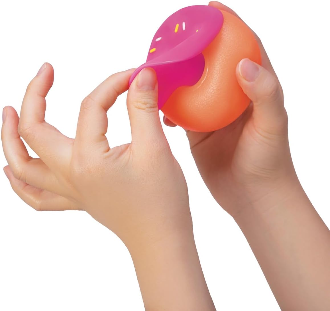 Schylling NeeDoh Dohnuts - Sensory Fidget Toy - Assorted Colors - Ages 3 to Adult (Pack of 1) - Satisfying Dessert Sensory