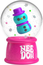 Schylling NeeDoh Squishmas Squish N' Snow Globes - Christmas Squeeze Toy - Assorted Colors - Ages 3 to Adult (Pack of 1) - Tactile Holiday Squish