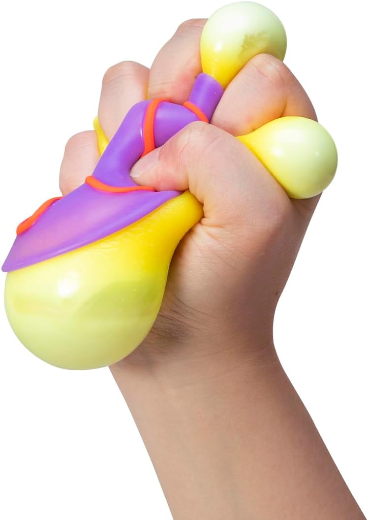 Schylling NeeDoh Dohnuts - Sensory Fidget Toy - Assorted Colors - Ages 3 to Adult (Pack of 1) - Fun Dessert Sensory