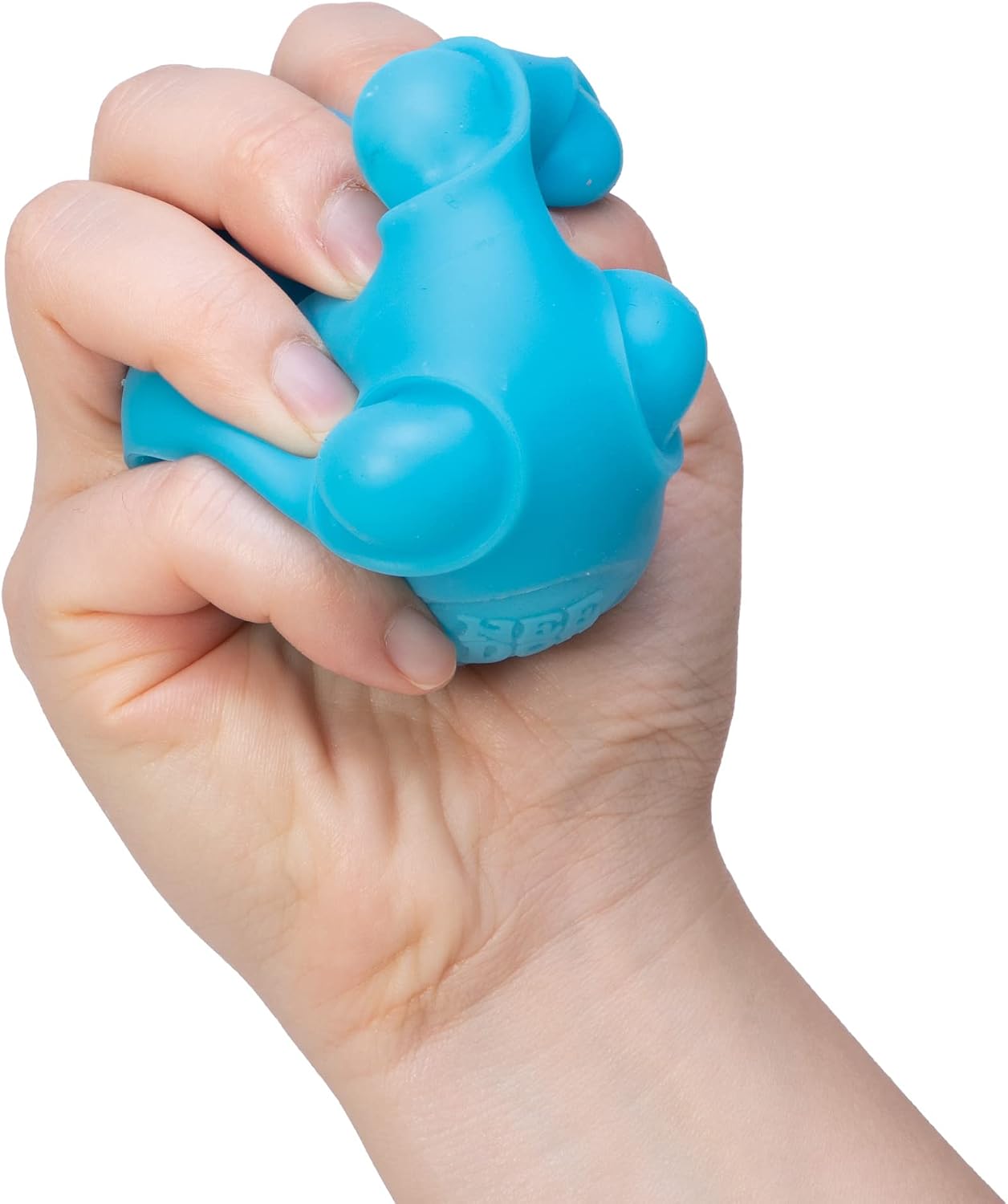 Schylling NeeDoh Happy Snappy Ball - Sensory Squeeze Toy - Air Filled Perfect Pop - 2.5" Wide - Color May Vary (Pack of 1) - Calming Squeeze Toy