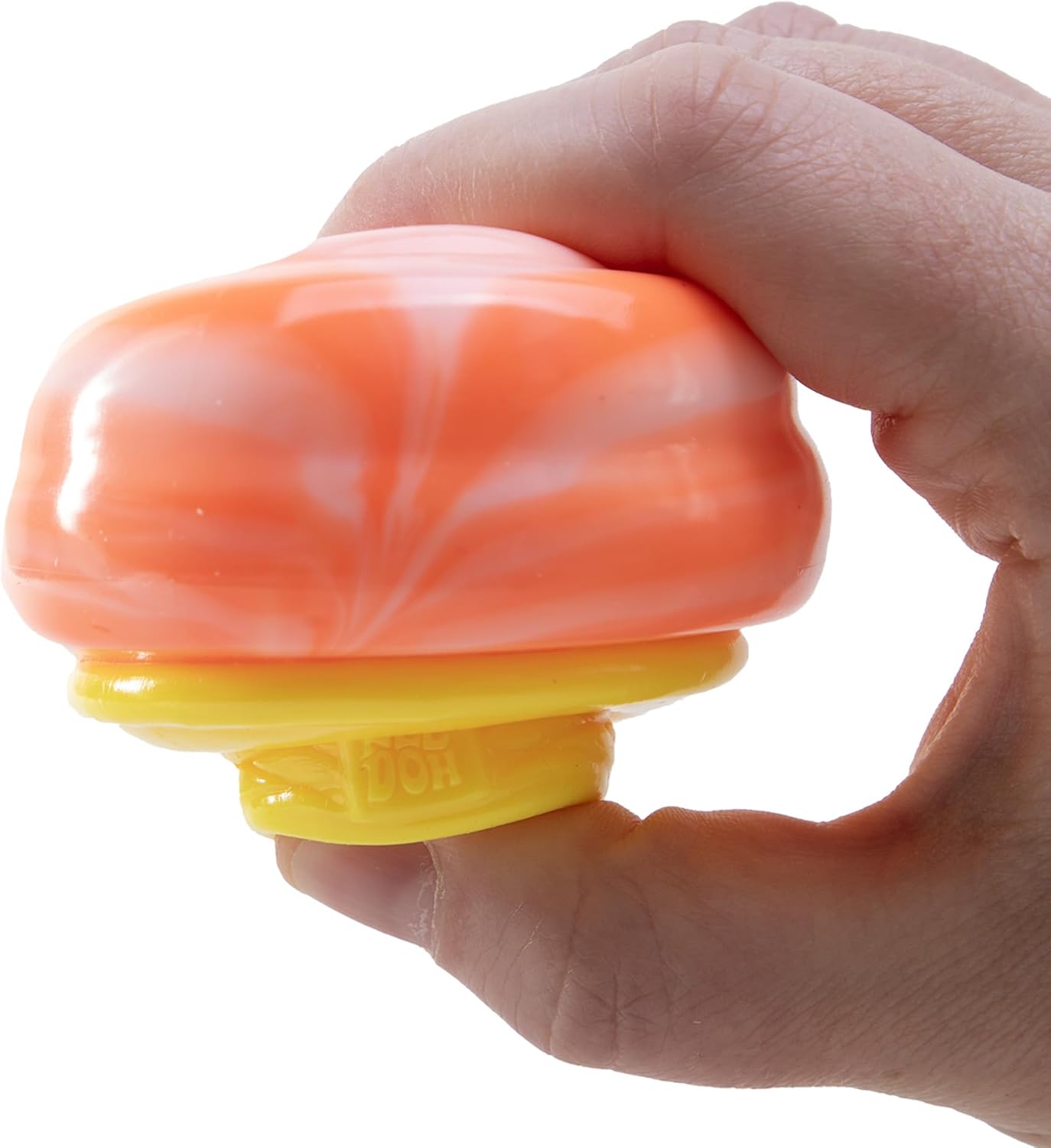 Needoh Nice Cream Cone - Sensory Squeeze Toy by Schylling - Smooth Cube Squish