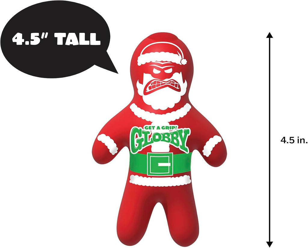 Schylling NeeDoh - Squishmas 2026 - Santa Globby - One Per Box - Colorful Seasonal Favorite