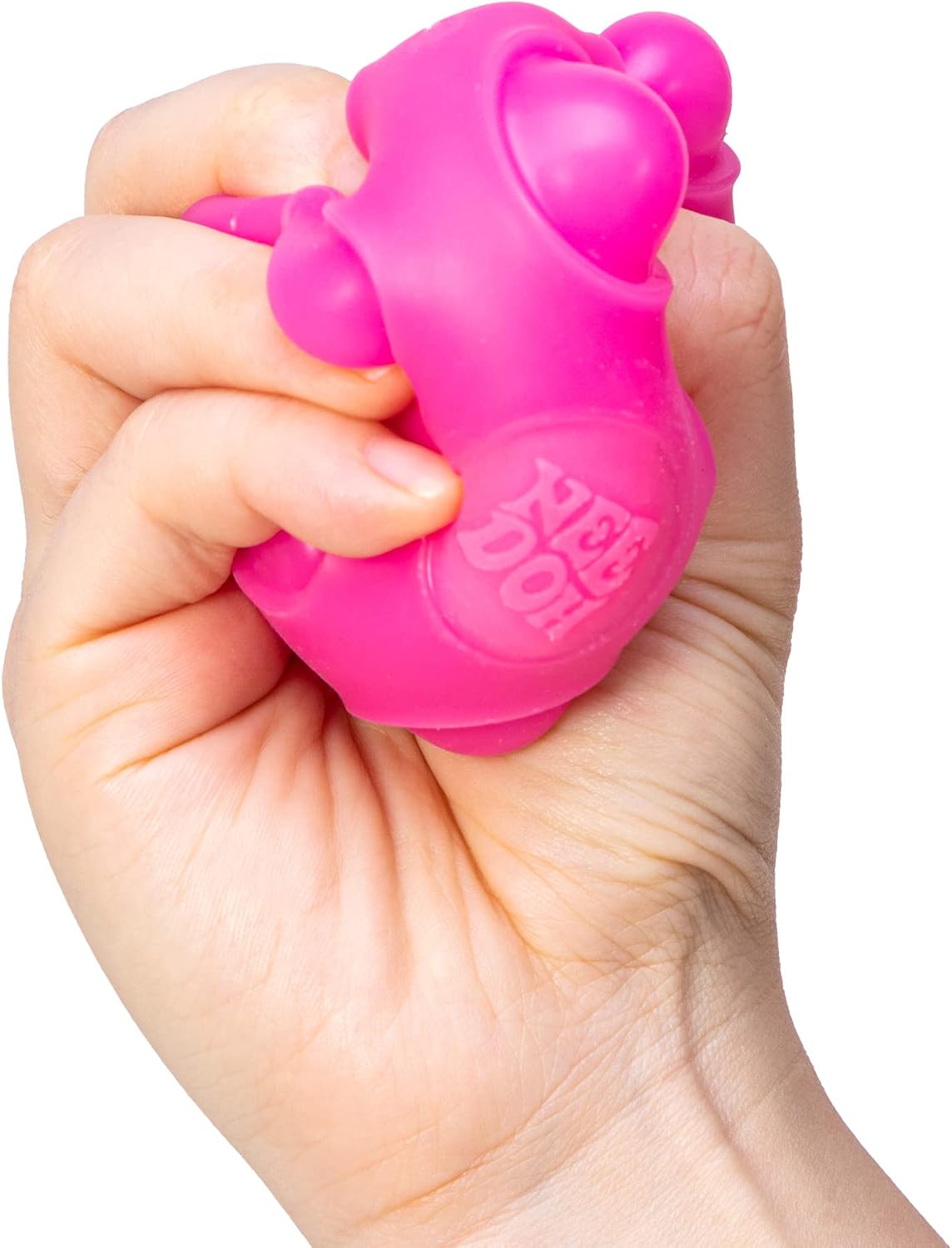 Schylling NeeDoh Happy Snappy Ball - Sensory Squeeze Toy - Air Filled Perfect Pop - 2.5" Wide - Color May Vary (Pack of 1) - Calming Squeeze Toy
