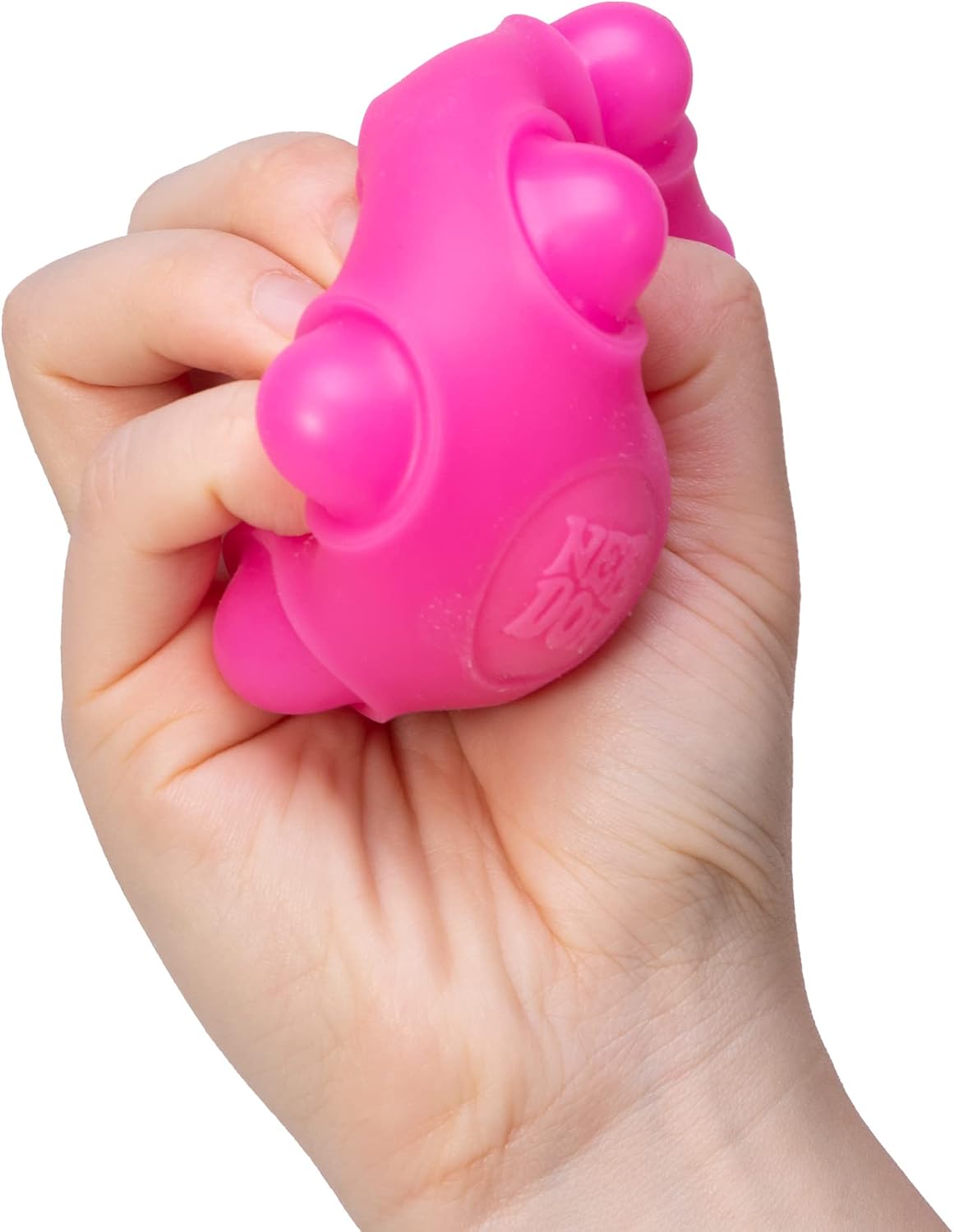 Schylling NeeDoh Happy Snappy Ball - Sensory Squeeze Toy - Air Filled Perfect Pop - 2.5" Wide - Color May Vary (Pack of 1) - Calming Squeeze Toy