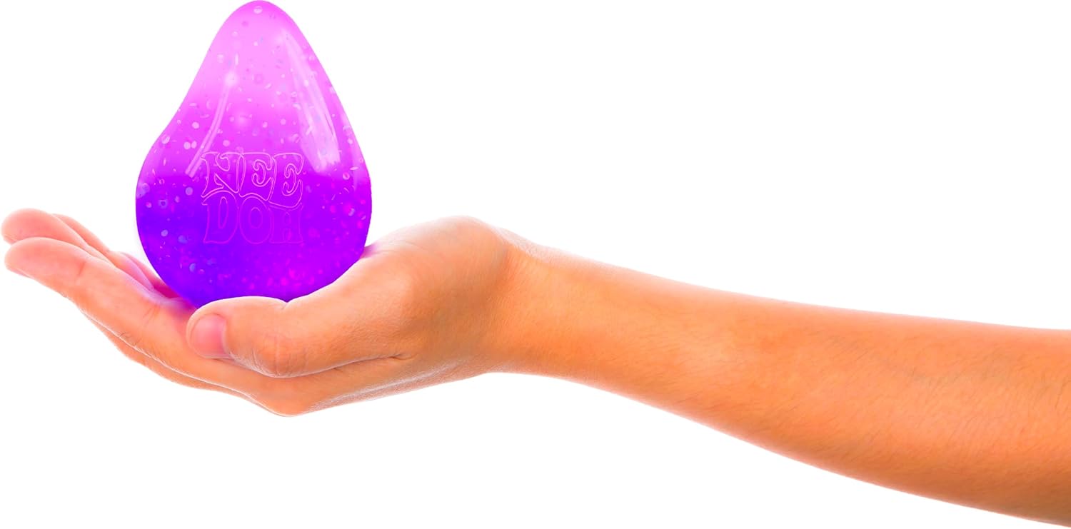 Schylling NeeDoh Dream Drop - Sensory Squeeze Toy with Dreamy Smooth Squeeze - 3" Tall - Color May Vary (Pack of 1) - Calming Sensory Favorite