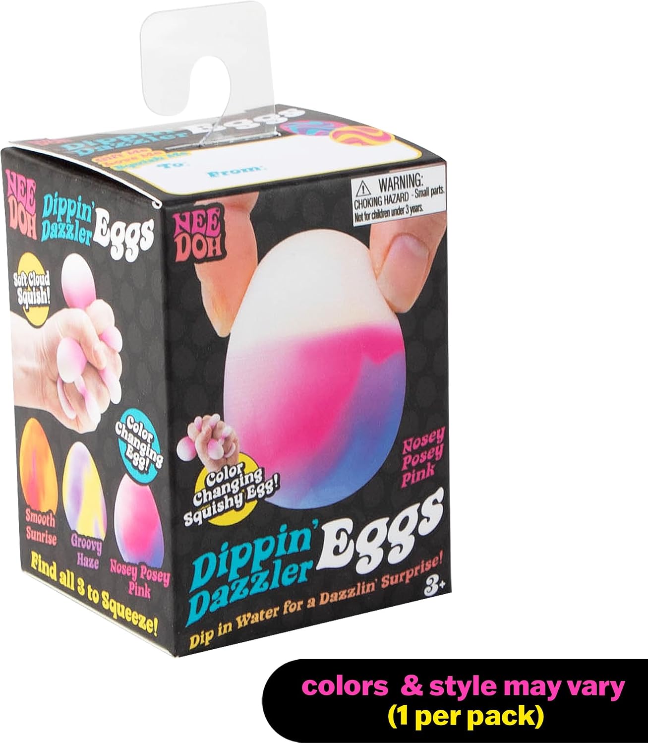 Schylling Needoh Dippin Dazzler - Sensory Squeeze Toy - Colors May Vary - Classic Texture Squish