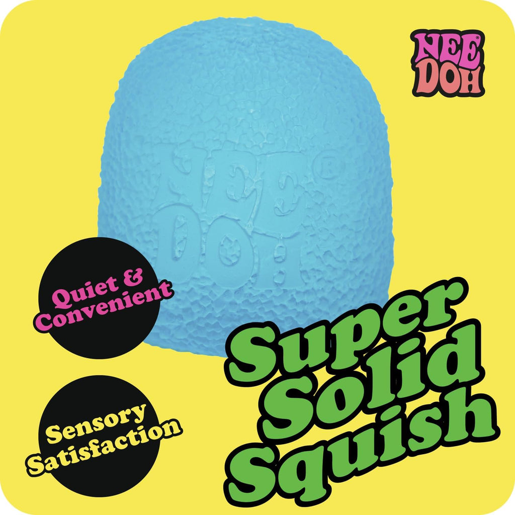 NeeDoh Gumdrop - Textured Sensory Toy with Super Solid Squish - Satisfying Treat Squish