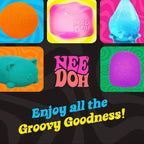 Schylling NeeDoh Nice Cube Glow - Squeeze Toy with a Super Solid Squish - Handy Sensory Cube