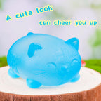 Stress Cat Toy, Sensory Fidget Toy, Sugar Filled Squishy Toys for Kids Stress Relief - High Density Squeeze Balls for Students Calming - Ultra-Soft Decompression Venting Toys - Handy Creature Fidget