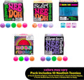 NeeDoh Teenie 10-Pack - 5 Styles of Teenie Squishies- Nice Ice Baby, Original, Swirl, Ripples, Glow - Ages 3 and Up - 10 Teenies Per Pack - Soft Cube
