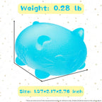 Stress Cat Toy, Sensory Fidget Toy, Sugar Filled Squishy Toys for Kids Stress Relief - High Density Squeeze Balls for Students Calming - Ultra-Soft Decompression Venting Toys - Handy Creature Fidget