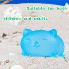 Stress Cat Toy, Sensory Fidget Toy, Sugar Filled Squishy Toys for Kids Stress Relief - High Density Squeeze Balls for Students Calming - Ultra-Soft Decompression Venting Toys - Handy Creature Fidget