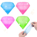 Schylling NeeDoh Groovy Jewel - Sensory Toy - Satisfying Super Sparkly Jelly Filling - Ages 3 and Up - Color May Vary; One Per Pack - Friendly Tactile Fidget